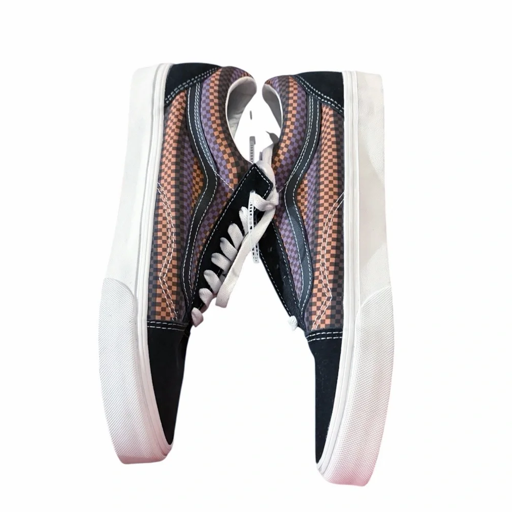 Vans Old Skool Tileboard in Black Orange Purple‎ New 11.5 - Picture 6 of 9